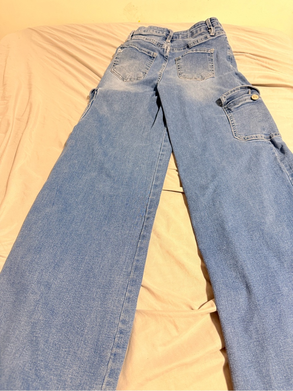 YMI Men's Relaxed Light Blue Carpenter Jeans